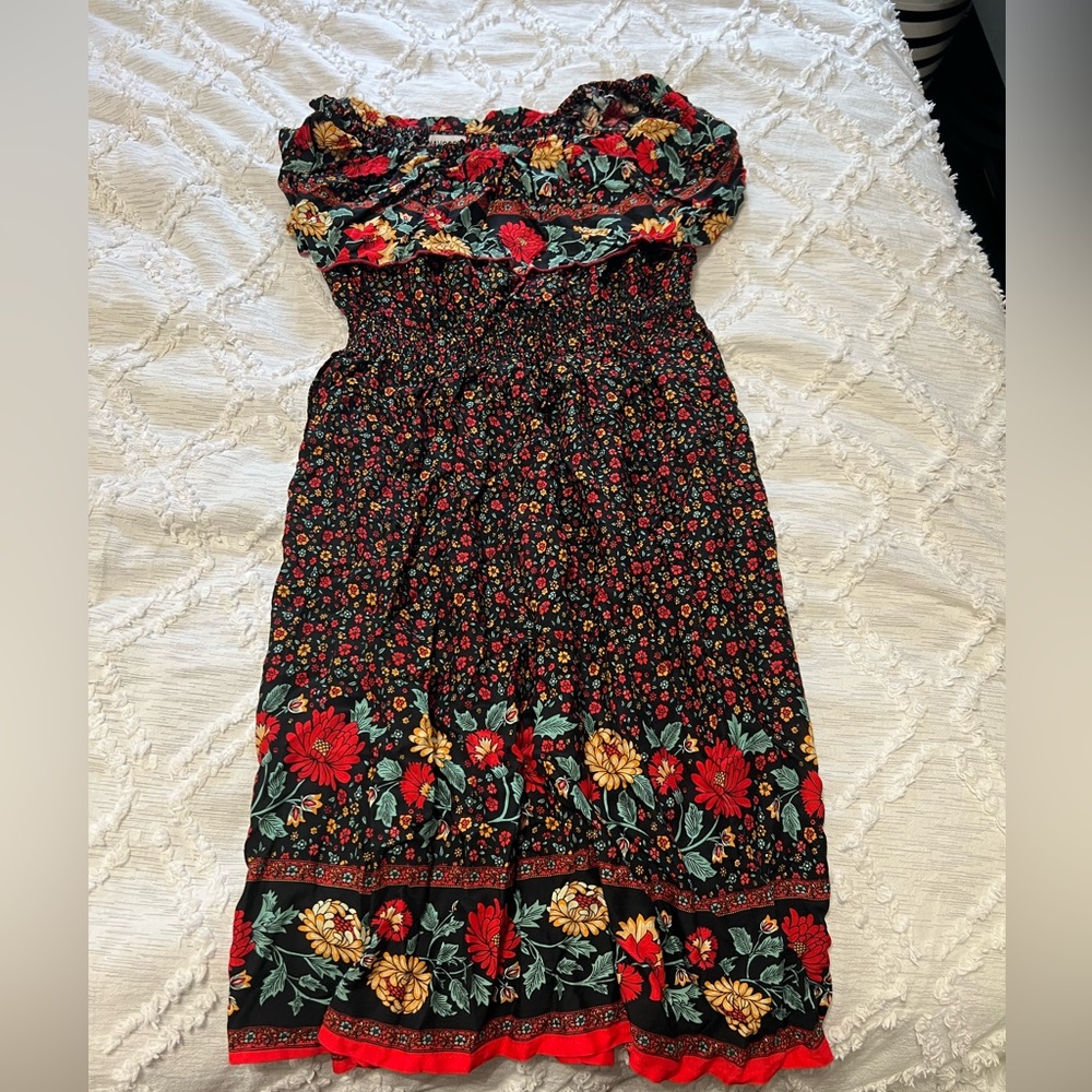 Navorendi floral maxi dress